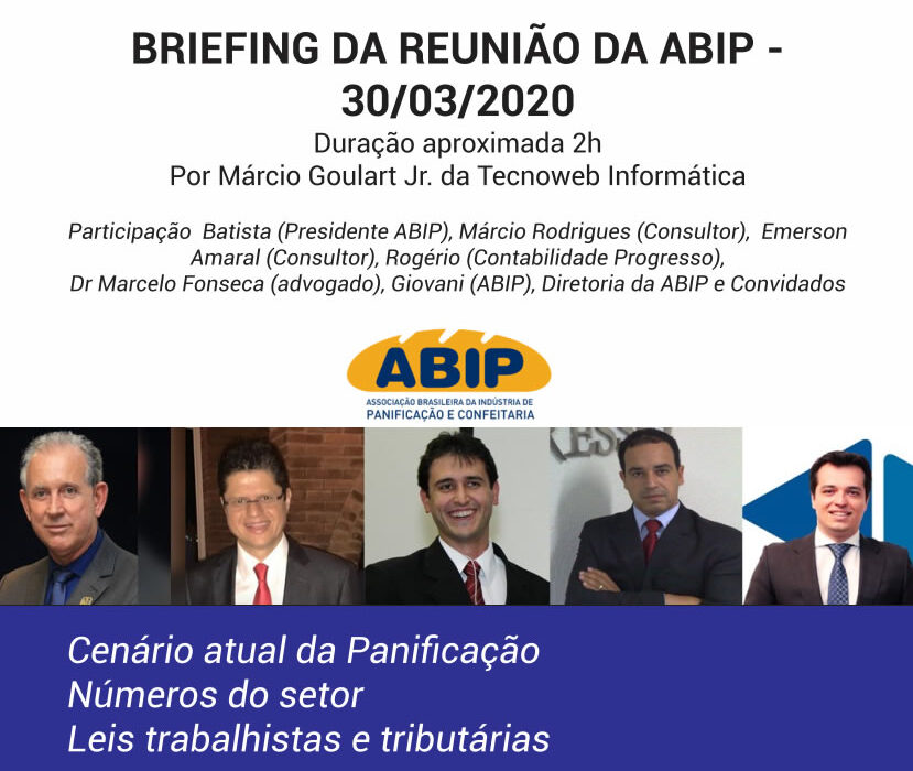 Reunião da Abip On-line por Márcio Goulart Jr.
