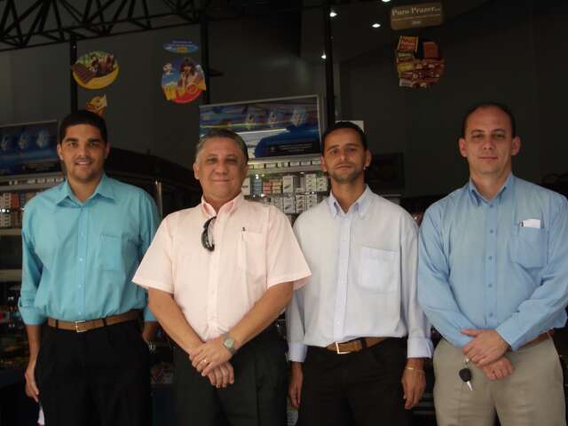 Nossa diretoria Tecnoweb: Marcorelio Valladares, Morvan Ituassu, Eliseu Souza e Marcio Goulart Jr.